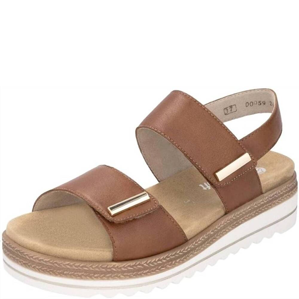 NEW REMONTE women's jocelyn casual sandals in muskat
